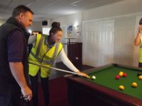 World Sight Day Oct 2014 Partially sighted playing Pool 054